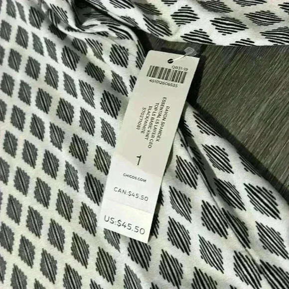 Chico’s long sleeve top - Picture 3 of 4